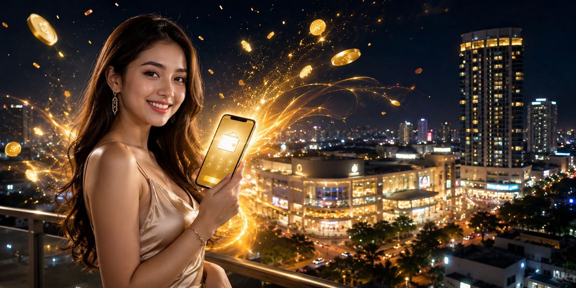 Pemain Johor Bahru memilih meja poker skin1004 menggunakan telefon Android mereka