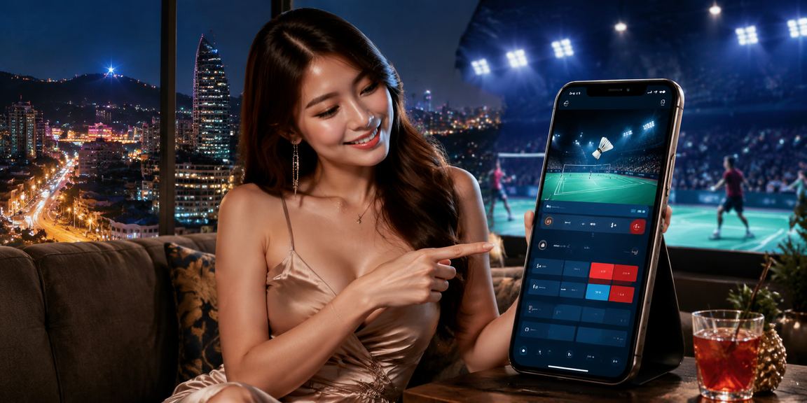 Pengguna Seremban mengakses platform hiburan skin1004 melalui telefon pintar dengan antara muka Bahasa Melayu